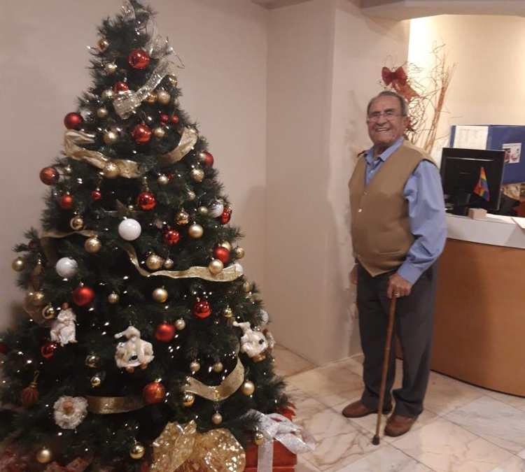 El amor es el mejor regalo para la Navidad.